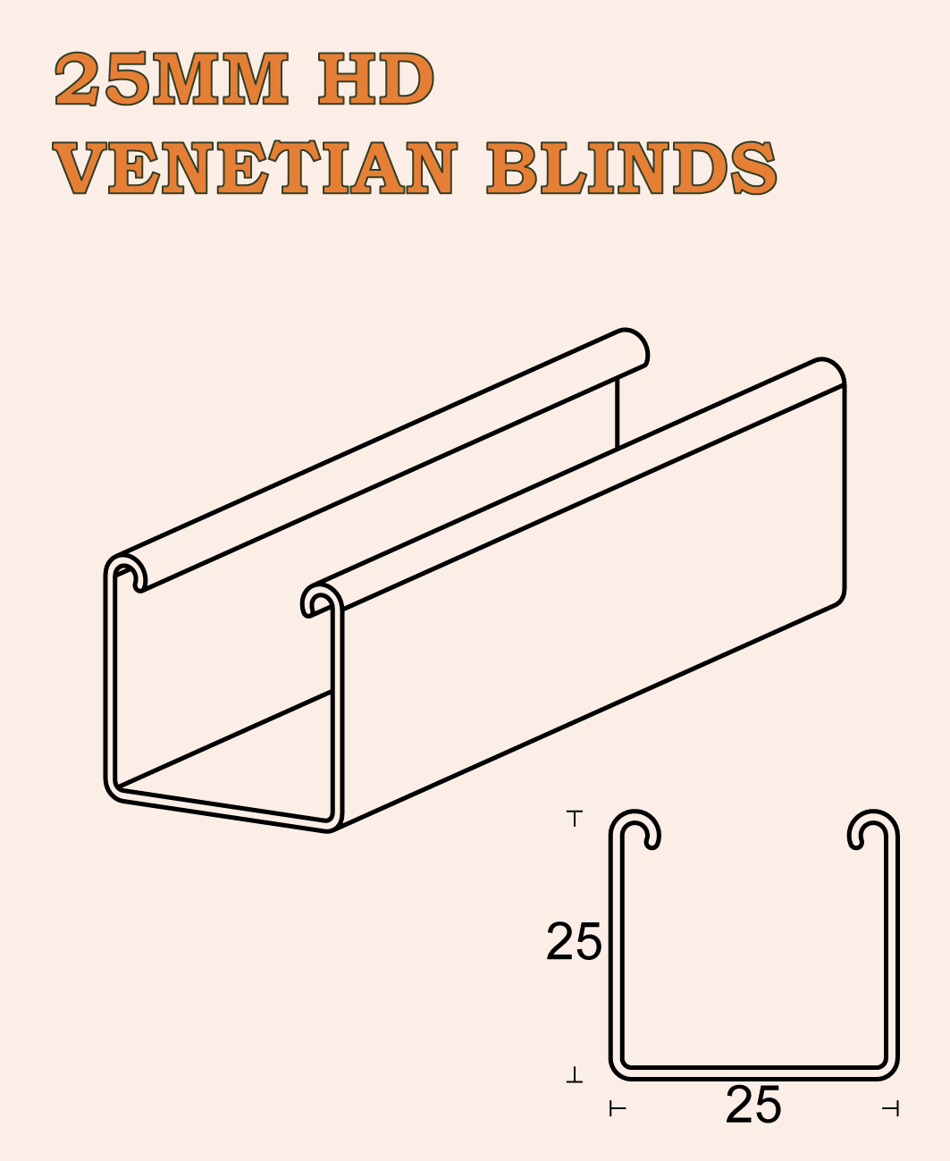 25MM HD VENETIAN BLINDS